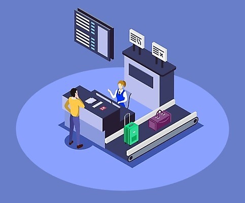 EPS 해외이미지 디자인 여행 백그라운드 컨셉 가방 일러스트 회사 교통시설 휴가 노동자 사람 그래픽 파란색 3D 여행객 인포그래픽 짐 플랫 시간표 공항 만화 종업원 계산대 책상 항공 서비스 상업 승객 안내원 고립 구성 수하물 엘리먼트 접수 체크인 터미널 현실 해외일러스트 직업 잡화 컬러 가구 교통 비즈니스 계획 디지털합성 시설 파일형식 벡터 생활용품 오브젝트 이미지허브