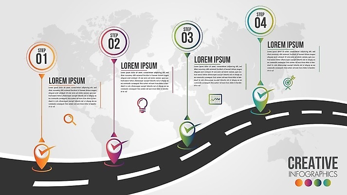 EPS 해외이미지 템플릿 디자인 배너 도로 선 백그라운드 컨셉 지도 일러스트 비즈니스 텍스트 성공 그래프 추상 아이디어 그래픽 금융 세트 글로벌 자료 정보 달력 성장 발표 4 계획 연도 심볼 사인 보고서 옵션 레이아웃 단계 GPS 마케팅 방법 엘리먼트 타임라인 미니멀 해외일러스트 길 무늬 교통시설 경제 숫자 파일형식 벡터 이미지허브