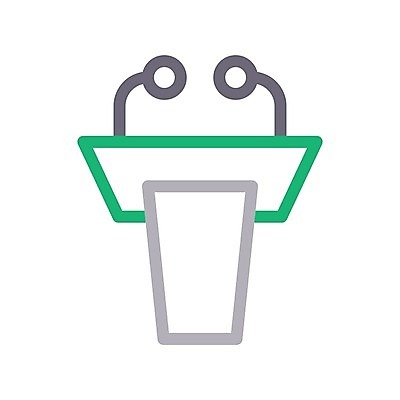 EPS 해외이미지 디자인 백그라운드 일러스트 비즈니스 통신 회의 서기 유행 장비 무대 발표 플랫 토론 심볼 책상 마이크 면접 일반 고립 엘리먼트 지휘대 해외일러스트 음향기기 가구 모션 파일형식 벡터 생활용품 전자제품 오브젝트 이미지허브
