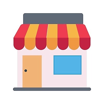 EPS 해외이미지 선 음식 인터넷 일러스트 비즈니스 창문 건물 세트 세일 상점 식당 검은색 시장 플랫 심볼 사인 상업 윤곽 타운 소매 온라인 슈퍼마켓 전자상거래 고립 얇은 해외일러스트 건축물 컬러 도시 파일형식 벡터 이미지허브