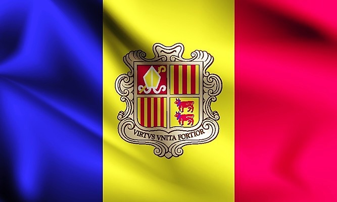 EPS 해외이미지 디자인 배너 유럽 문화 여행 일러스트 바람 3D 축하 깃발 직물 불기 심볼 사인 질감 웨이브 애국심 독립 안도라 전국 해외일러스트 자연요소 나라 컨셉 모션 날씨 디지털합성 파일형식 벡터 이미지허브