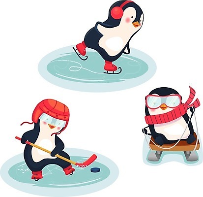 EPS 해외이미지 동물캐릭터 겨울 일러스트 고글 사람없음 목도리 스케이트 잡기 끈 승차 헬멧 펭귄 아이스하키 하키채 펭귄캐릭터 얼음썰매 퍽 해외일러스트 일러캐릭터 동물 캐릭터 잡화 계절 스포츠용품 모션 조류 겨울스포츠 보호장비 썰매 하키 하키용품 파일형식 벡터 이미지허브