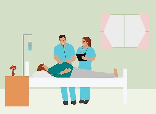 EPS 해외이미지 직업 디자인 여자 꽃 백그라운드 일러스트 창문 탁자 건강 병원 사람 성인 목재 치료 약 꽃병 임신 침실 방 환자 의사 흰색 긴급 플랫 질병 만화 서비스 테라피 돌봄 해외일러스트 나무 식물 컬러 가구 재료 의학 모션 뷰티 의료진 파일형식 벡터 이미지허브