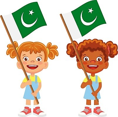 EPS 해외이미지 클립아트 손 배너 물결 어린이 일러스트 깃발 심볼 깃대 파키스탄 해외일러스트 아시아 사람 신체부위 파일형식 벡터 이미지허브