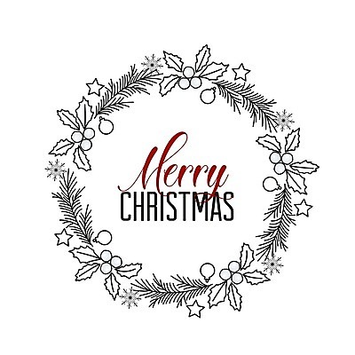 EPS 해외이미지 크리스마스 일러스트 사람없음 소나무 원형프레임 해외일러스트 나무 기념일 프레임 원형 파일형식 벡터 이미지허브