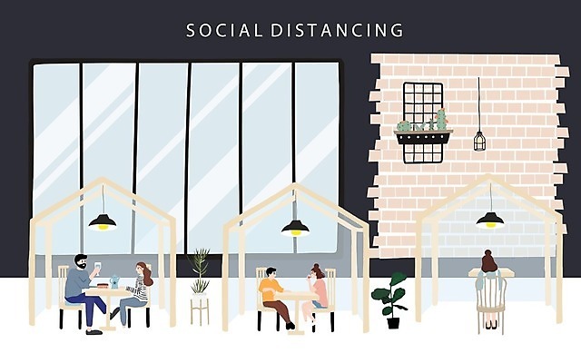 EPS 해외이미지 디자인 음식 벽 의자 일러스트 비즈니스 창문 탁자 건강 안전 사람 내부 그래픽 사무실 우주 식당 저녁식사 카페 방 최고 사회 그룹 위생 작음 먹기 예방 커뮤니티 점심식사 소셜 해외일러스트 가구 모션 상점 식사 크기 공동체 파일형식 벡터 이미지허브