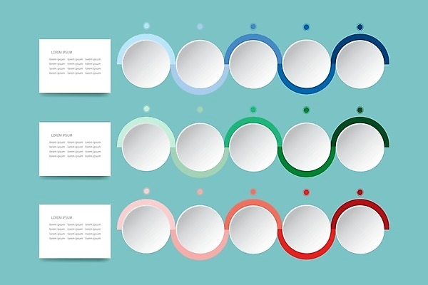 EPS 해외이미지 템플릿 디자인 배너 종이 백그라운드 컨셉 일러스트 비즈니스 텍스트 추상 아이디어 그래픽 빨간색 초록색 파란색 세트 컬러풀 꼬리표 라벨 자료 웹 인포그래픽 정보 발표 선택 심볼 사인 보고서 옵션 레이아웃 직사각형 단계 방법 엘리먼트 타임라인 해외일러스트 도형 컬러 무늬 인터넷 프레임 파일형식 벡터 이미지허브