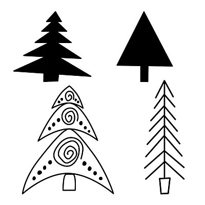 EPS 해외이미지 모양 나무 식물 디자인 계절 백그라운드 크리스마스 겨울 일러스트 자연 추상 휴가 미술 목재 그래픽 장식 세트 크리스마스트리 검은색 흰색 축하 낙서 숲 12월 만화 스케치 수집 그림 심플 전나무 고립 스칸디나비아 엘리먼트 포장소품 스타일 해외일러스트 기념일 컬러 컨셉 무늬 재료 포장 문화예술 날짜 오브젝트 생태계 포장재료 파일형식 벡터 이미지허브