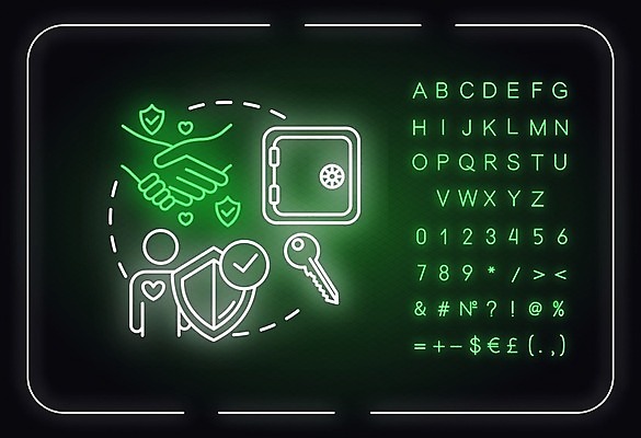 EPS 해외이미지 일러스트 열쇠 사람모양 사람없음 믿음 손잡기 우정 체크표시 금고 네온 방어벽 해외일러스트 모양 감정 모션 친구 확인 파일형식 벡터 이미지허브