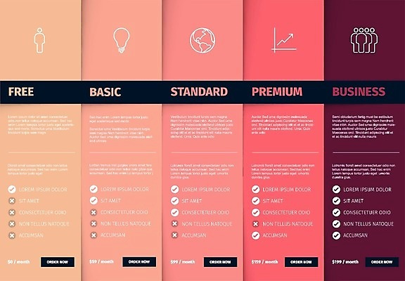 EPS 해외이미지 템플릿 직업 디자인 분홍색 포즈 백그라운드 일러스트 비즈니스 탁자 그래픽 장식 가로 웹 신용카드 발표 비교 선택 계획 상품 가격 수집 서비스 옵션 레이아웃 심플 질서 승진 모금 무료 예시 접기 표준 프리미엄 스타일 목차 미니멀리스트 제의 해외일러스트 컬러 가구 컨셉 인터넷 모션 금융 예절 파일형식 벡터 이미지허브