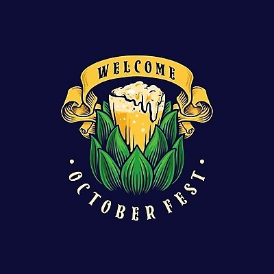 EPS 리본 잎 일러스트 맥주 사람없음 초록색 노란색 흐름 남색 심볼 맥주잔 감싸기 맥주거품 옥토버페스트 홉 국내일러스트 식물 컬러 컨셉 술잔 모션 주류 거품 파일형식 벡터 이미지허브