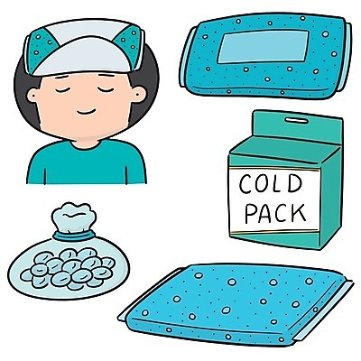 EPS 해외이미지 남자 일러스트 한명 성인 얼음 시원함 얼음팩 해열 성인남자한명만 해외일러스트 자연요소 1 사람 치료 남자한명만 성인남자만 파일형식 벡터 이미지허브