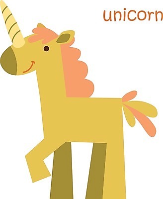 EPS 해외이미지 한마리 동물캐릭터 일러스트 사람없음 귀여움 유니콘 해외일러스트 일러캐릭터 동물 캐릭터 1 컨셉 파일형식 벡터 이미지허브