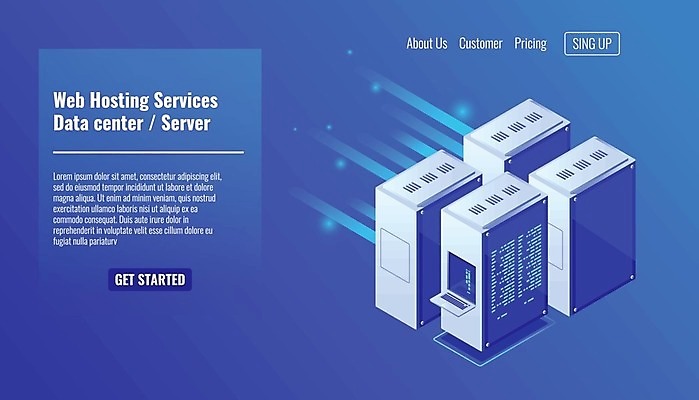 EPS 해외이미지 일러스트 비즈니스 정보기술 사람없음 파란색 디지털 자료 네트워크 데이터베이스 서버 해외일러스트 컬러 기술 파일형식 벡터 이미지허브