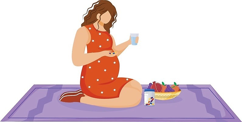 EPS 해외이미지 전신 라이프스타일 여자 과일 일러스트 엄마 한명 들기 성인 알약 건강관리 임산부 임신 무릎꿇기 물컵 돗자리 복용 얼굴없음 성인여자한명만 해외일러스트 1 가족 모션 건강 관리 사람 생활 컵 약 여자한명만 성인여자만 파일형식 벡터 이미지허브