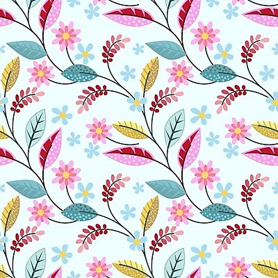 EPS 해외이미지 식물 디자인 꽃 분홍색 백그라운드 잎 꽃무늬 패턴 일러스트 자연 벽지 추상 미술 그래픽 장식 초록색 컬러풀 유행 정원 봄 수확 벚꽃 흰색 직물 우아함 인쇄 작음 타일 질감 복고 초대 이국적 스타일 해외일러스트 계절 컬러 컨셉 무늬 농업 문화예술 크기 생태계 파일형식 벡터 이미지허브