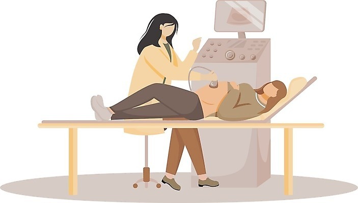 EPS 해외이미지 전신 라이프스타일 여자 의자 일러스트 엄마 들기 앉기 성인 두명 눕기 기계 임산부 임신 산부인과 병원침대 산부인과의사 초음파검사 얼굴없음 성인여자만 해외일러스트 가구 의학 가족 모션 병원 사람 생활 의사 침대 검사_조사 여자만 성인만 파일형식 벡터 이미지허브