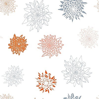 EPS 해외이미지 식물 패턴 일러스트 자연 국화 동양인 그래픽 일본 중국 수확 벚꽃 그림 윤곽 현실 해외일러스트 꽃 아시아 무늬 농업 인종 생태계 파일형식 벡터 이미지허브