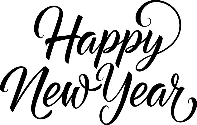 EPS 해외이미지 손글씨 일러스트 글자캘리그라피 사람없음 새해인사 심플 해피뉴이어 레터링 해외일러스트 캘리그라피 새해 인사 파일형식 벡터 이미지허브