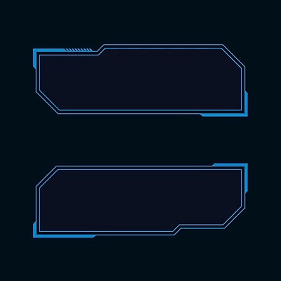 EPS 해외이미지 일러스트 프레임 사람없음 디지털 사이버 UI 인터페이스 SF 해외일러스트 파일형식 벡터 이미지허브