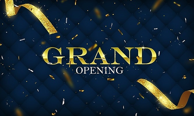 EPS 해외이미지 리본 백그라운드 일러스트 이벤트 사람없음 금색 고급 남색 꽃가루 오픈행사 해외일러스트 컬러 컨셉 오픈 가루 파일형식 벡터 이미지허브