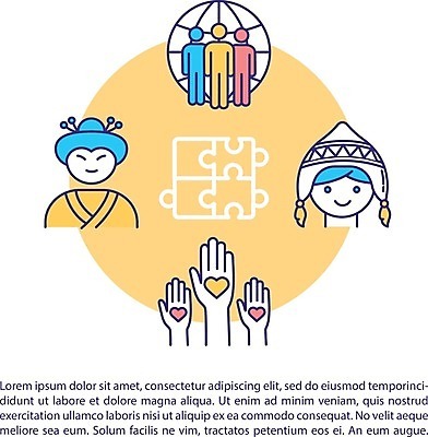 EPS 해외이미지 템플릿 디자인 문화 백그라운드 컨셉 일러스트 텍스트 아이디어 함께함 미술 사람 팜플렛 그래픽 세계 글로벌 웹 정보 흰색 그룹 잡지 인쇄 심볼 그림 다문화 윤곽 페이지 커뮤니티 다인종 뉴스레터 고립 구성 다국적 멀티 소셜 엘리먼트 연대 지원 통일 해외일러스트 컬러 인터넷 문화예술 인종 간행물 사회이슈 파일형식 벡터 이미지허브