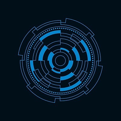 EPS 해외이미지 일러스트 사람없음 디지털 사이버 UI 인터페이스 SF 해외일러스트 파일형식 벡터 이미지허브