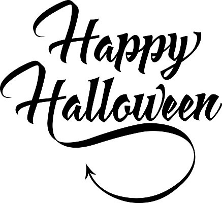 EPS 해외이미지 손글씨 행복 일러스트 글자캘리그라피 사람없음 할로윈 심플 레터링 해외일러스트 감정 캘리그라피 파일형식 벡터 이미지허브