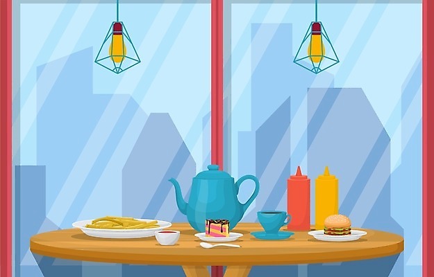 EPS 해외이미지 디자인 커피 음료 음식 벽 가구 백그라운드 일러스트 비즈니스 창문 탁자 디저트 선반 아파트 주택 내부 목재 그래픽 장식 컵 케이크 식당 초콜릿 고층빌딩 식사 카페 방 고통 감자튀김 햄버거 램프 도시 플랫 달콤 냄비 케첩 머스터드 컵받침 오브젝트 마요네즈 엘리먼트 스타일 해외일러스트 나무 식기 감정 생활용품 재료 조명 감자 패스트푸드 빌딩 건물 상점 튀김 소스_음식 맛 솥 받침대 파일형식 벡터 이미지허브