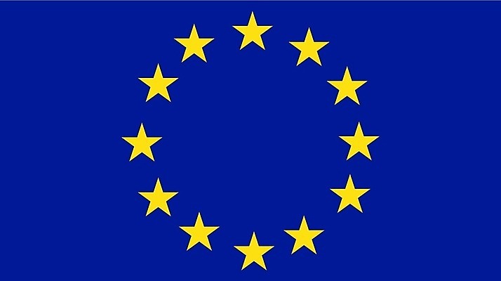 EPS 해외이미지 디자인 배너 유럽 별 백그라운드 컨셉 일러스트 비즈니스 파란색 세계 노란색 유로 깃발 직물 원형 심볼 사인 대륙 커뮤니티 애국심 휘장 고립 유럽연합 전국 해외일러스트 자연요소 도형 나라 컬러 돈 파일형식 벡터 이미지허브