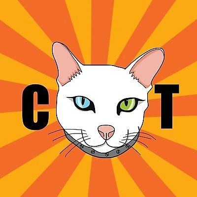 EPS 해외이미지 얼굴 일러스트 사람없음 반려동물 주황색 고양이 손그림 오드아이 반려묘 해외일러스트 동물 컬러 포유류 신체부위 파일형식 벡터 이미지허브