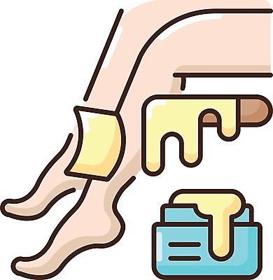 EPS 해외이미지 일러스트 신체부위 뷰티 피부관리 왁스 왁싱 위생관리 제모 제모용품 왁스스트립 해외일러스트 관리 사람 파일형식 벡터 이미지허브