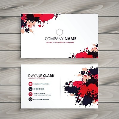 EPS 해외이미지 템플릿 비즈니스 명함 명함템플릿 사람없음 빨간색 세트 그런지 브랜딩 컬러 파일형식 벡터 이미지허브