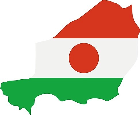 EPS 해외이미지 디자인 실루엣 백그라운드 지도 일러스트 깃발 플랫 심플 윤곽 고립 니제르 지도책 해외일러스트 촬영기법 책 파일형식 벡터 이미지허브