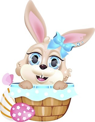 EPS 해외이미지 한마리 리본 동물캐릭터 나비 일러스트 사람없음 토끼 부활절계란 들어가기 해외일러스트 일러캐릭터 동물 캐릭터 1 곤충 포유류 부활절 반려동물 계란 파일형식 벡터 이미지허브