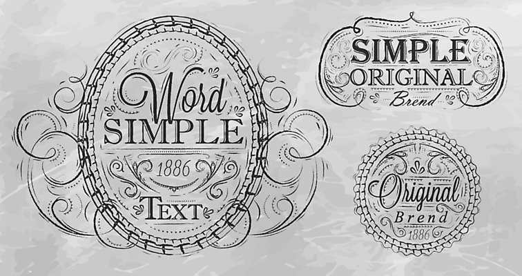 EPS 해외이미지 디자인 일러스트 프레임 타이포그라피 장식 검은색 회색 수확 흰색 판넬 화려 우아함 수집 그림 분필 질감 배지 우표 비네팅 바로크 빅토리아 엘리먼트 옛날 정중 프리미엄 스타일 해외일러스트 문자 컬러 컨셉 농업 촬영기법 초크 파일형식 벡터 이미지허브