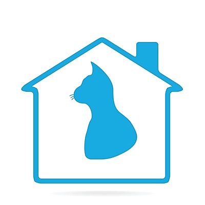 EPS 해외이미지 동물 디자인 일러스트 주택 실내 야외 파란색 반려동물 고양이 보호 심볼 사인 새장 수의사 송곳니 기르기 돌봄 엘리먼트 해외일러스트 컬러 컨셉 포유류 모션 내부 건물 의사 치아 케이지 파일형식 벡터 이미지허브