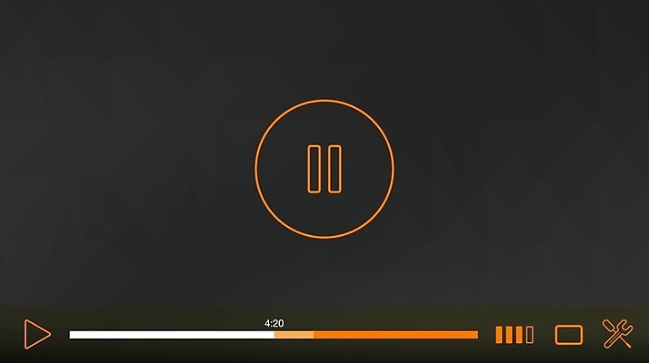 EPS 해외이미지 일러스트 사람없음 멀티미디어 UI 플레이어 해외일러스트 파일형식 벡터 이미지허브