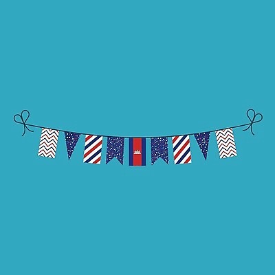 EPS 해외이미지 전통 디자인 행복 문화 줄 캠페인 여행 컨셉 일러스트 휴가 기념 이벤트 그래픽 장식 파티 축제 웹 자유 축하 깃발 플랫 만화 선거 심볼 사인 캄보디아 애국심 고립 독립 엘리먼트 전국 해외일러스트 감정 아시아 인터넷 민주주의 파일형식 벡터 이미지허브