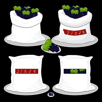 EPS 해외이미지 산업 밧줄 줄 음식 조각 가방 과일 일러스트 포장 포도 쌓기 와인 보라색 수확 직물 오픈 거친 실 다발 삼베 가득함 창고 날것 캔버스 자루 포도나무 팩 패키지 수납 무거움 노끈 망사 짜임 흙더미 내추럴 숙성 파우치 해외일러스트 잡화 컬러 농업 모션 주류 흙 화장품 무게 과일나무 파일형식 벡터 천_직물 더미 이미지허브