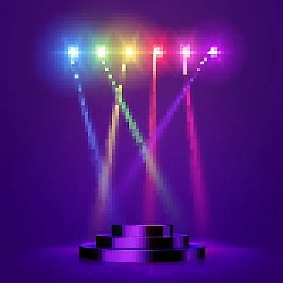 EPS 해외이미지 템플릿 디자인 별 백그라운드 일러스트 비즈니스 성공 조명 설명 이벤트 내부 빛 파티 3D 콘서트 도전 무대 축하 춤 우승 원형 발표 받침대 쇼 장면 스포트라이트 단상 대회 빛망울 승자 지휘대 필승 현실 효과 해외일러스트 자연요소 도형 컨셉 모션 문화예술 공연 최고 디지털합성 파일형식 벡터 이미지허브