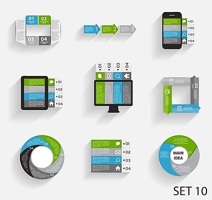 EPS 해외이미지 화살표 일러스트 비즈니스 사람없음 스마트폰 세트 태블릿 모니터 인포그래픽 원형 순서 해외일러스트 도형 전자제품 핸드폰 스마트기기 컴퓨터 파일형식 벡터 이미지허브