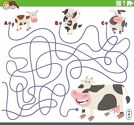 EPS 해외이미지 동물 템플릿 캐릭터 디자인 교육 길 어린이 선 일러스트 엄마 취미 그래픽 농장 유치원 게임 퍼즐 수수께끼 소 어플리케이션 만화 검색 그림 문제집 미로 젖 해결 발견 송아지 루트 방법 선로 초보 해외일러스트 일러캐릭터 새끼 농업 포유류 가족 놀이 사람 책 파일형식 벡터 이미지허브