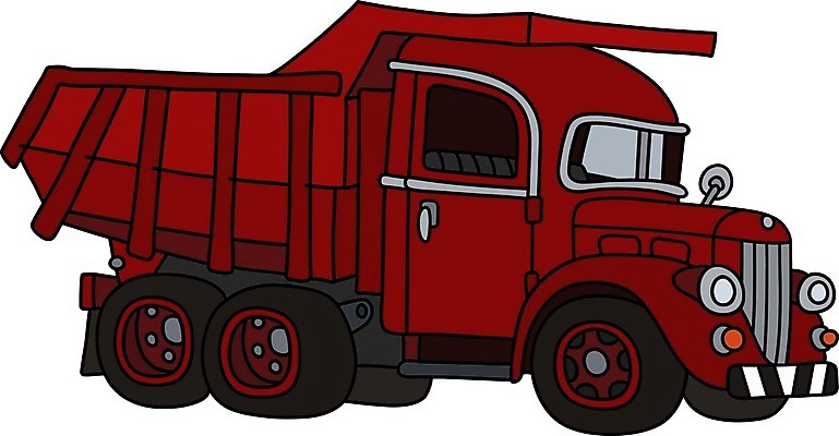 EPS 해외이미지 일러스트 자동차 사람없음 빈티지 클래식 복고 화물트럭 클래식카 쓰레기차 해외일러스트 육상교통 컨셉 승용차 트럭 파일형식 벡터 이미지허브