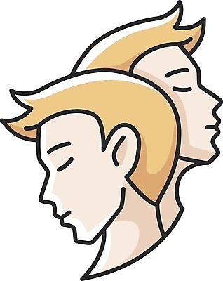 EPS 해외이미지 클립아트 디자인 남자 얼굴 선 컨셉 일러스트 가족 하늘 미래 사람 성인 픽토그램 머리 웹 별자리 플랫 만화 쌍둥이 심볼 심플 윤곽 점성술 천문학 쌍둥이자리 월 고립 남동생 똑같은 얇은 엘리먼트 활자 해외일러스트 교육 인터넷 관계 신체부위 날짜 동생 활자판 파일형식 벡터 인쇄판 인쇄 이미지허브