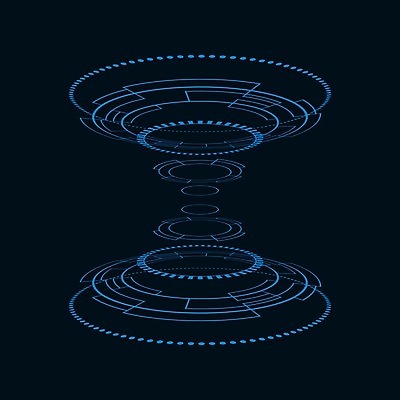 EPS 해외이미지 일러스트 사람없음 디지털 사이버 UI 인터페이스 SF 해외일러스트 파일형식 벡터 이미지허브