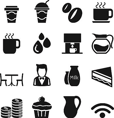 EPS 해외이미지 실루엣 커피 음료 음식 의자 일러스트 비즈니스 아침 샌드위치 컵 세트 케이크 상점 얼음 검은색 웹 카페 빵집 우유 수확 흰색 조끼 뜨거움 맛 아침식사 수증기 심볼 직원 서비스 사인 와이파이 이익 카푸치노 에스프레소 고립 끓이기 단절 라떼 모카 카페인 해외일러스트 주간 자연요소 식기 컬러 가구 컨셉 농업 인터넷 모션 디저트 유제품 촬영기법 식사 외투 무선인터넷 파일형식 벡터 이미지허브