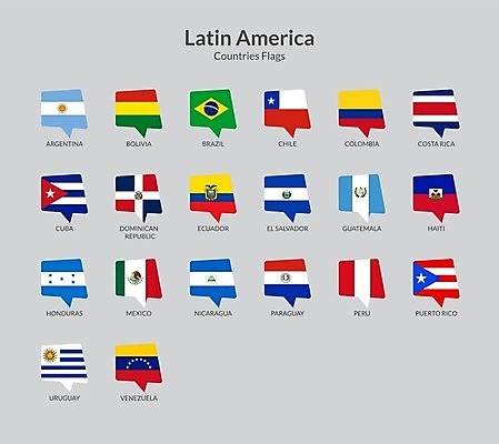 EPS 해외이미지 문화 여행 일러스트 휴가 세트 세계 미국 자유 축하 깃발 콜롬비아 수집 심볼 사인 대륙 신분 쿠바 브라질 칠레 애국심 아르헨티나 독립 베네수엘라 볼리비아 전국 정부 해외일러스트 컨셉 북아메리카 아메리카 남아메리카 중앙아메리카 파일형식 벡터 이미지허브