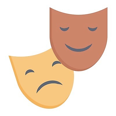 EPS 해외이미지 행복 감정 문화 얼굴 일러스트 놀이 가면 미술 미소 웃음 파티 검은색 공연 무대 표현 유머 배우 극장 심볼 사인 쇼 드라마 연극 가면무도회 비극 우울증 해외일러스트 컬러 문화예술 표정 이벤트 신체부위 질병 연예인 무도회 파일형식 벡터 이미지허브