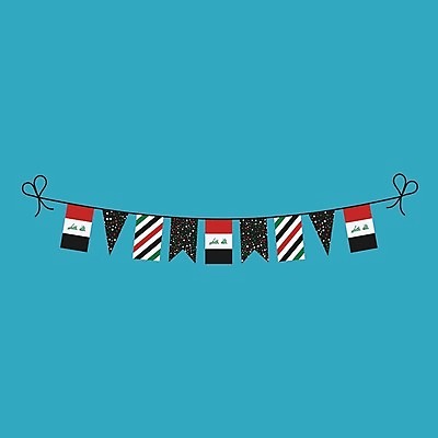 EPS 해외이미지 전통 디자인 행복 문화 줄 캠페인 여행 컨셉 일러스트 휴가 기념 이벤트 그래픽 장식 파티 축제 웹 자유 축하 깃발 플랫 만화 선거 심볼 사인 애국심 고립 독립 엘리먼트 이라크 전국 해외일러스트 감정 인터넷 중동 민주주의 파일형식 벡터 나라 이미지허브